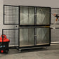 Quick N Clean Galvanized Cage Bank 2 or 4 Units