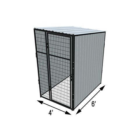 4' X 6' Vinyl Dog Kennel Stall (Basic)