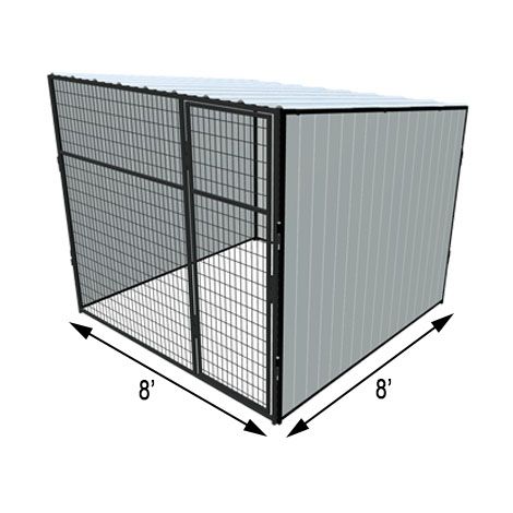 8' X 8' Vinyl Dog Kennel Stall (Basic)