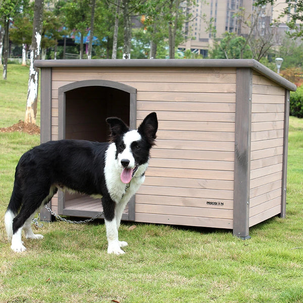 Golden Retriever/German Shepherd Outdoor Wooden Dog House