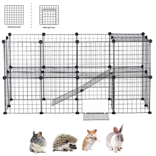 DIY Metal Mesh Pet Playpen for Small Animals