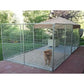 18' x 18' Galvanized Ultimate Dog Kennel with Cozy Nook