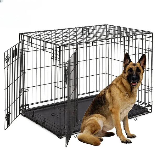 18'' Foldable XXL Stackable Metal Dog Cage