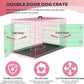 BestPet 36'' Folding Dog Crate for Small & Medium Dogs