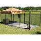 18' x 18' Galvanized Ultimate Dog Kennel with Cozy Nook