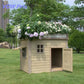 Solid Wood Dog House & Outdoor Kennel