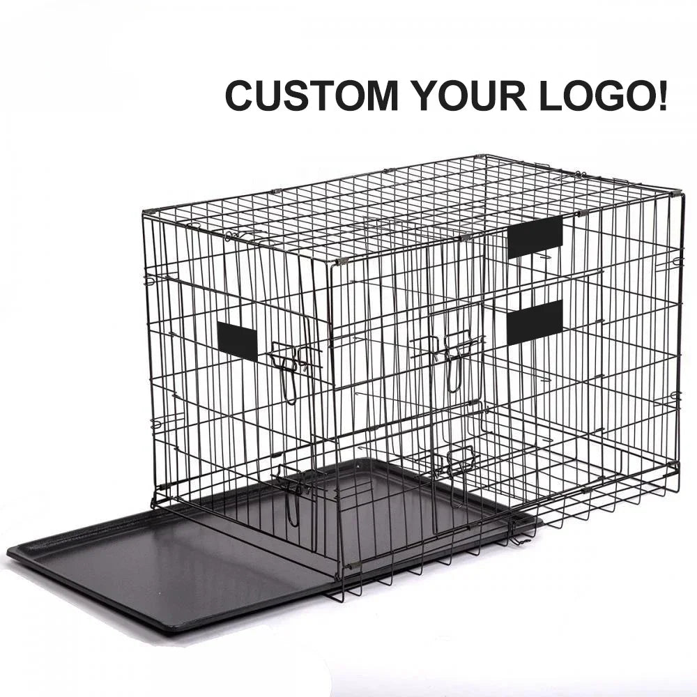 18'' Foldable XXL Stackable Metal Dog Cage