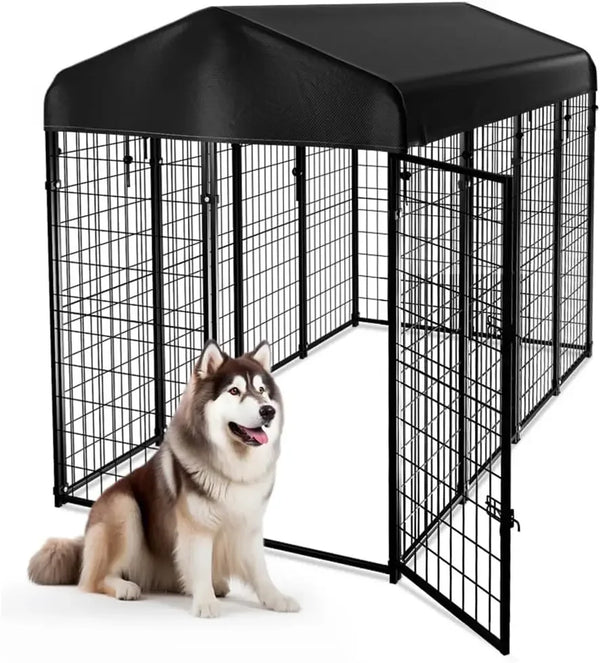 Large Outdoor Waterproof Dog Kennel with Roof