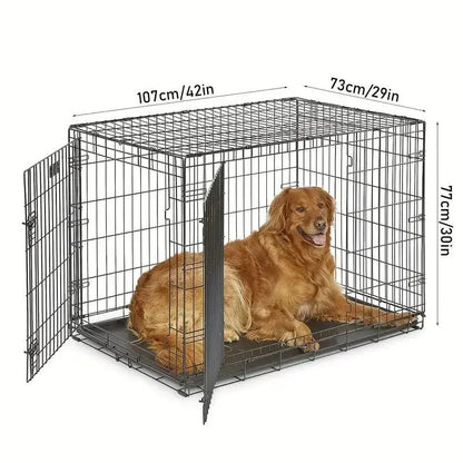 54" Heavy-Duty Crate for XXL Dogs - Great Dane, St. Bernard, Mastiff