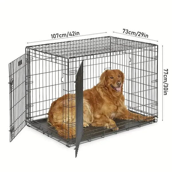 54 Heavy-Duty Crate for XXL Dogs - Great Dane, St. Bernard, Mastiff