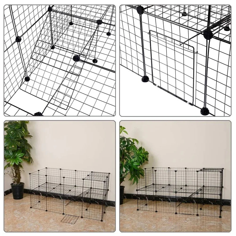 DIY Metal Mesh Pet Playpen for Small Animals