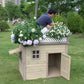 Solid Wood Dog House & Outdoor Kennel