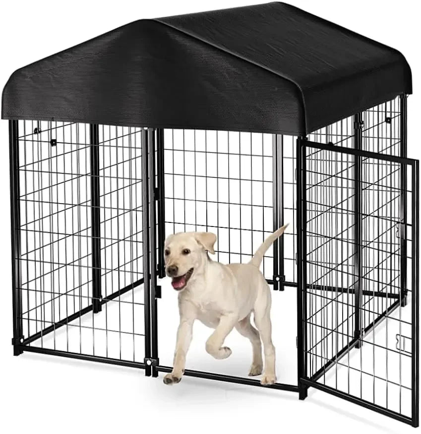 Large Outdoor Waterproof Dog Kennel with Roof