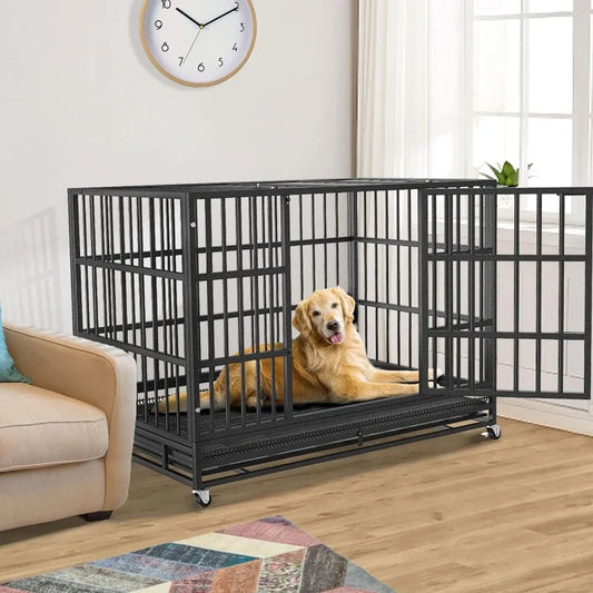 48-Inch Heavy Duty Escape-Proof Dog Crate