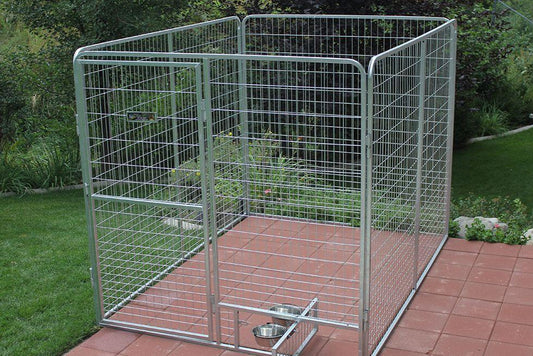 4' X 4' Basic Dog Kennel Pro (Galvanized)