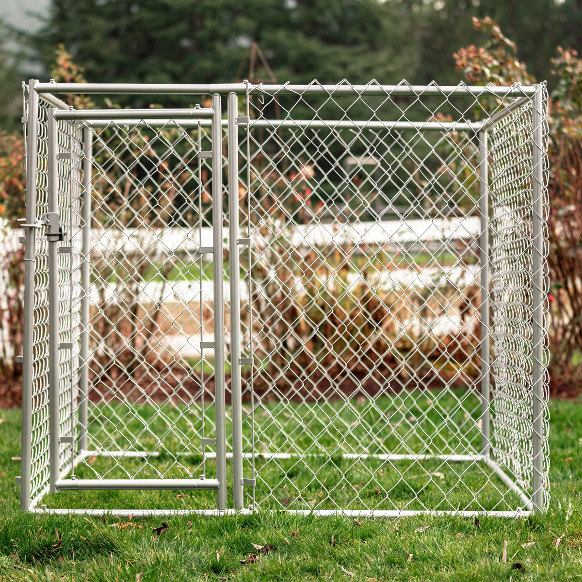 Lucky Dog™ Chain Link Kennel DIY Kit Studio 5'L x 5'W x 4'H