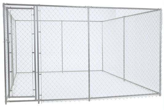 Lucky Dog™ Chain Link Kennel DIY Kit Penthouse 15'L x 5'W x 6'H