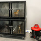 Quick N Clean Galvanized Cage Bank 2 or 4 Units