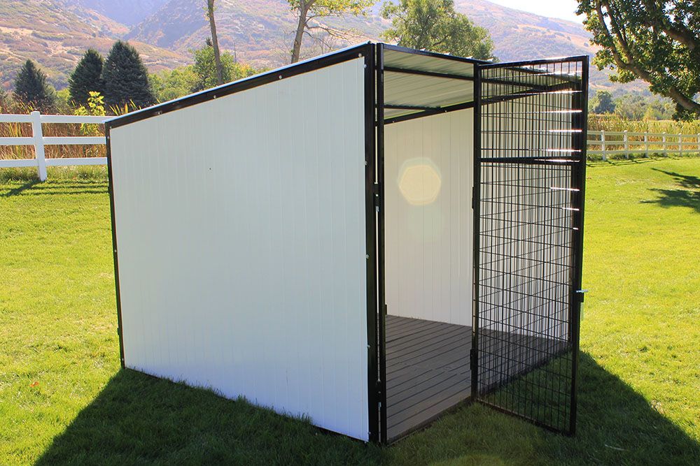 4' X 4' Vinyl Dog Kennel Stall (Basic)