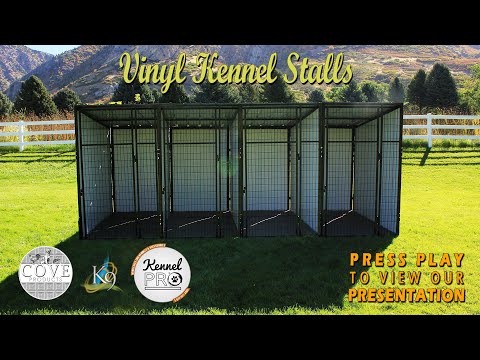 6' X 6' Vinyl Dog Kennel Stall (Basic)