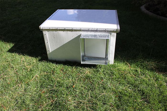 The Cube Aluminum Insulated Dog House 26" Tall