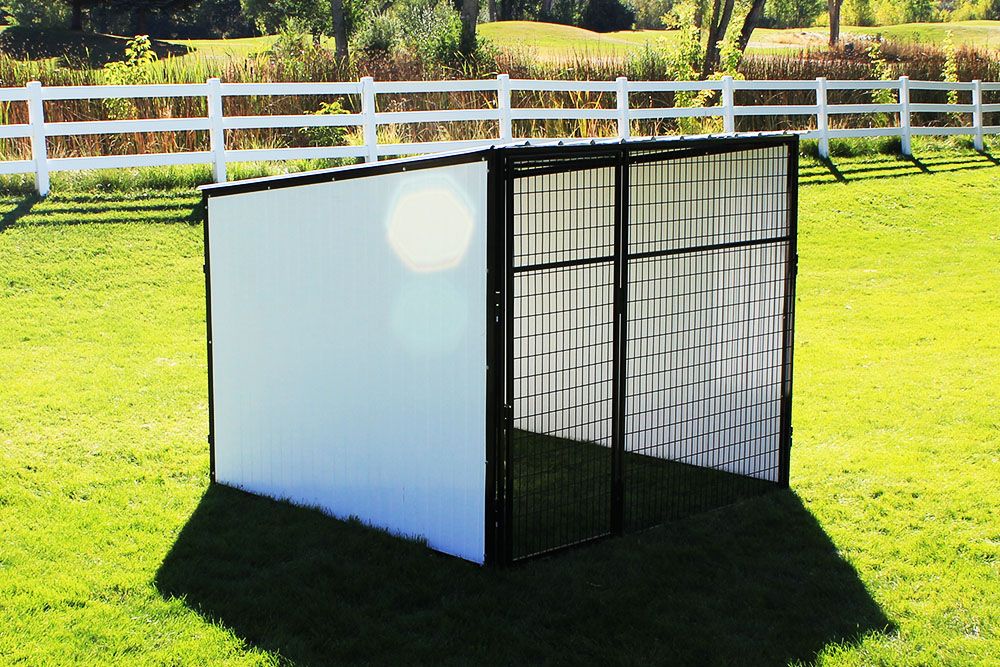 4' X 4' Vinyl Dog Kennel Stall (Basic)