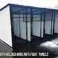 4' X 4' Multiple Vinyl No Back Dog Kennels x2